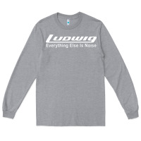 Heather Grey ludwig percussion Long Sleeve Tee - linhVisuals