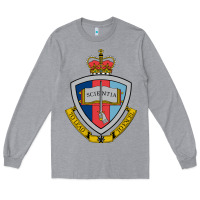 Heather Grey australian defence force academy coat of arms Long Sleeve Tee - linhVisuals