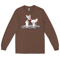 Chestnut newanimaniacs pinky and the brain Long Sleeve Tee - linhVisuals