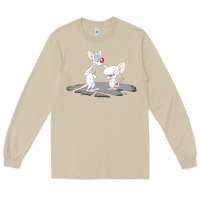 Mushroom newanimaniacs pinky and the brain Long Sleeve Tee - linhVisuals