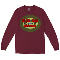 Burgundy Daria Sick.Sad World Long Sleeve Tee - linhVisuals