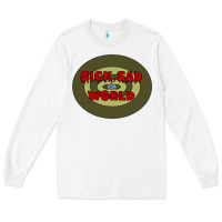 White Daria Sick.Sad World Long Sleeve Tee - linhVisuals