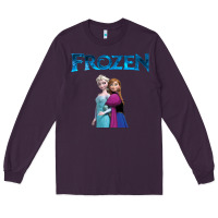 Plum newanna and elsa frozen Long Sleeve Tee - linhVisuals