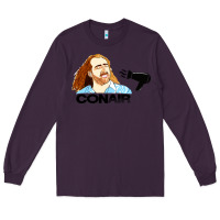 Plum nicolas cage conair Long Sleeve Tee - linhVisuals