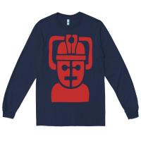 Navy cyberman Long Sleeve Tee - linhVisuals