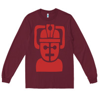Burgundy cyberman Long Sleeve Tee - linhVisuals