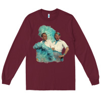 Burgundy reprise (sisters)   white christmas Long Sleeve Tee - linhVisuals