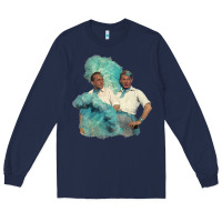 Navy reprise (sisters)   white christmas Long Sleeve Tee - linhVisuals