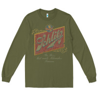 Army Green schlitz beer Long Sleeve Tee - linhVisuals