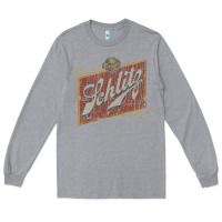 Heather Grey schlitz beer Long Sleeve Tee - linhVisuals