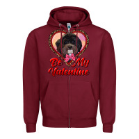 Burgundy be my valentine Zipper Hoodie - RanaPortraitStore