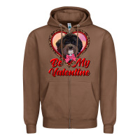 Chestnut be my valentine Zipper Hoodie - RanaPortraitStore
