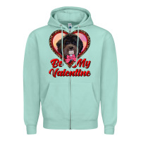 Seafoam be my valentine Zipper Hoodie - RanaPortraitStore