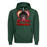 Sports Green be my valentine Zipper Hoodie - RanaPortraitStore