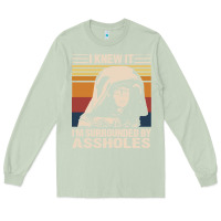 Matcha i knew it im surrounded by assholes Long Sleeve Tee - linhVisuals
