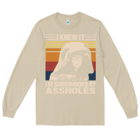 Mushroom i knew it im surrounded by assholes Long Sleeve Tee - linhVisuals