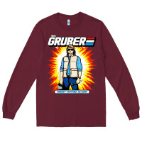 Burgundy macgruber action figure Long Sleeve Tee - linhVisuals