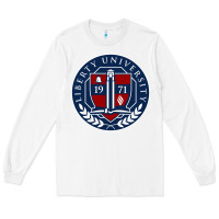 White liberty university seal Long Sleeve Tee - linhVisuals