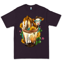 Plum Simmental Cow Bobba Cup Premium Tee - FaDigitalArtStudio