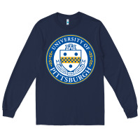 Navy university of pittsburgh Long Sleeve Tee - linhVisuals