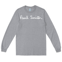 Heather Grey Paul Smith Long Sleeve Tee - linhVisuals
