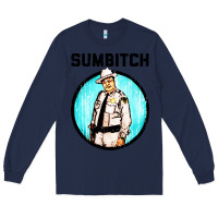 Navy sumbitch Long Sleeve Tee - linhVisuals