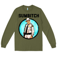 Army Green sumbitch Long Sleeve Tee - linhVisuals