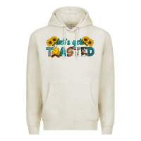 Oatmeal Heather let's get toasted Premium Hoodie - Artiststas