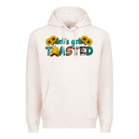 Pale Pink let's get toasted Premium Hoodie - Artiststas