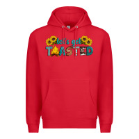 Red let's get toasted Premium Hoodie - Artiststas