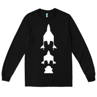 Black Virgin Galactic Evolution Long Sleeve Tee - linhVisuals