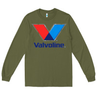 Army Green Valvoline Long Sleeve Tee - linhVisuals