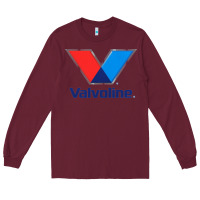 Burgundy Valvoline Long Sleeve Tee - linhVisuals