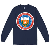 Navy university of texas at arlington seal Long Sleeve Tee - linhVisuals
