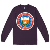 Plum university of texas at arlington seal Long Sleeve Tee - linhVisuals