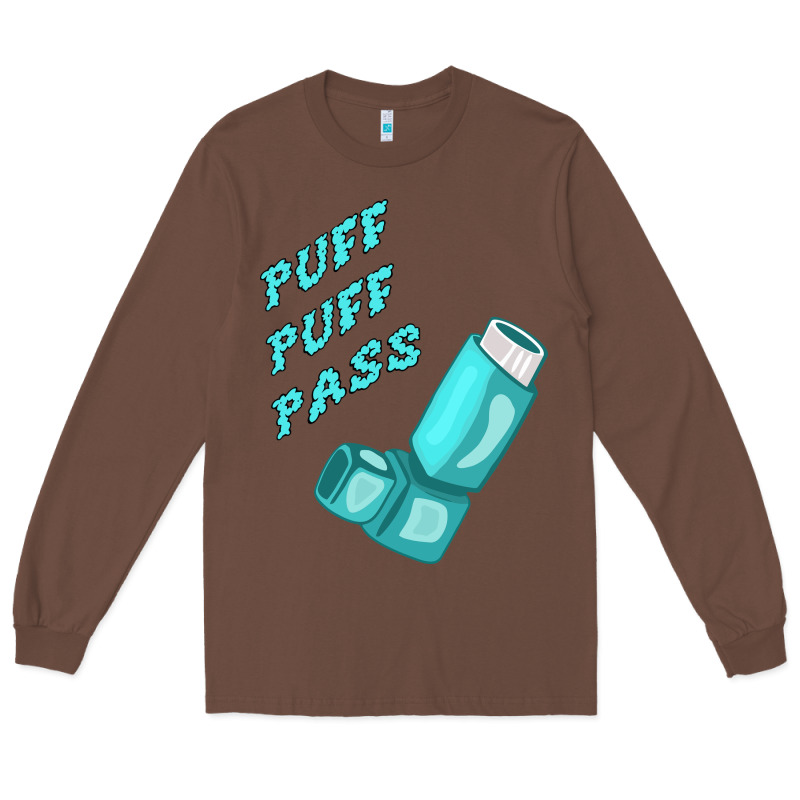 Puff Puff Pass Inhaler Long Sleeve Tee by linhVisuals | Teevron