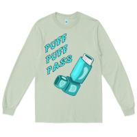 Matcha puff puff pass inhaler Long Sleeve Tee - linhVisuals