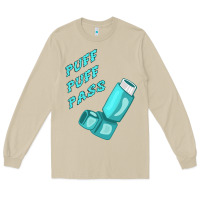 Mushroom puff puff pass inhaler Long Sleeve Tee - linhVisuals