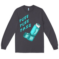 Smoke puff puff pass inhaler Long Sleeve Tee - linhVisuals