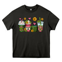 Asphalt stuck on you cactus coffee cups Heavy Core Tee - OliviaCreatesArt