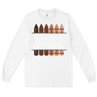 White womens proud black principal, black history month school principal v n Long Sleeve Tee - linhVisuals