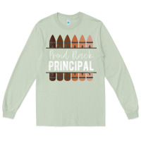 Matcha womens proud black principal, black history month school principal v n Long Sleeve Tee - linhVisuals