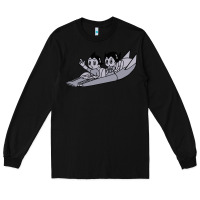 Black newastro boy and uran Long Sleeve Tee - linhVisuals