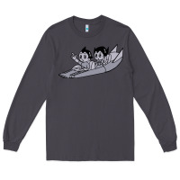 Smoke newastro boy and uran Long Sleeve Tee - linhVisuals