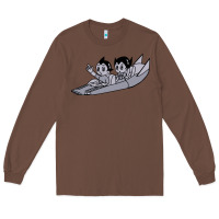 Chestnut newastro boy and uran Long Sleeve Tee - linhVisuals