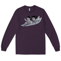Plum newastro boy and uran Long Sleeve Tee - linhVisuals