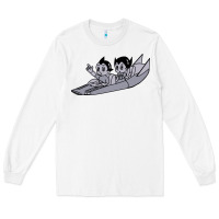 White newastro boy and uran Long Sleeve Tee - linhVisuals