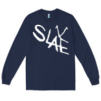 Navy Prince Slave Long Sleeve Tee - linhVisuals