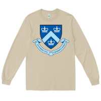 Mushroom columbia university shield Long Sleeve Tee - linhVisuals