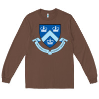 Chestnut columbia university shield Long Sleeve Tee - linhVisuals